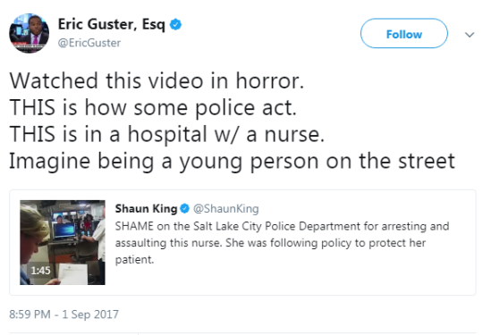 onlyblackgirl:   jaimields:   cartnsncreal:      Everyone in America should rightly be pissed about this! Out-of-control cops violating our civil liberties w/ impunity        I saw someone’s Facebook response saying “if they’ll do this to a nurse