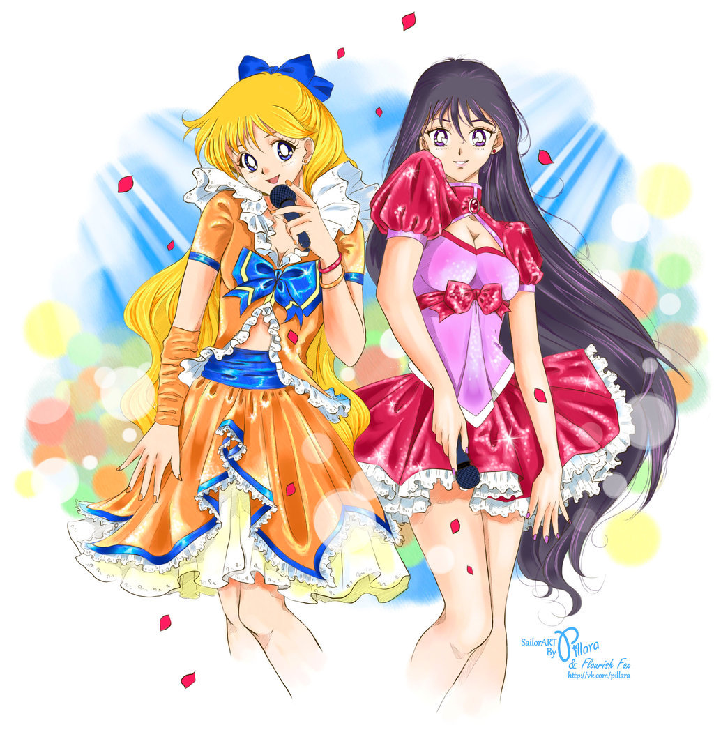 densetsu-sailor-moon:  We dance and sing! by Pillara 
