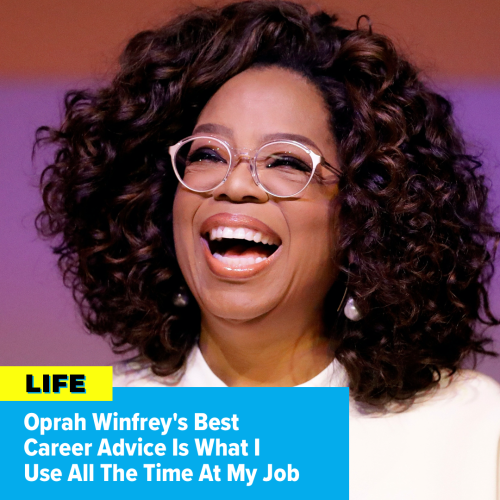 When Oprah Winfrey gives career advice, she gets me to listen. As a master orator, the media executi