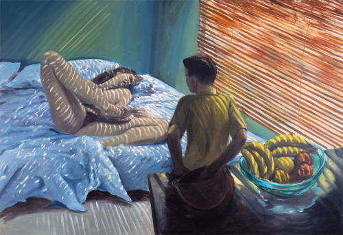 Bad Boy   -  Eric Fischl 1981American b.1948- Oil on canvas 168 x 244 cm    66 x 96&quot;