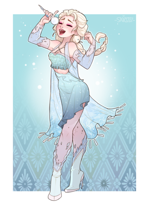 Songstress Elsa by Skirtzzz
