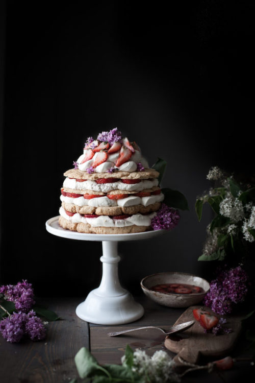 sweetoothgirl: Giant Lilac-scented Strawberry Shortcake