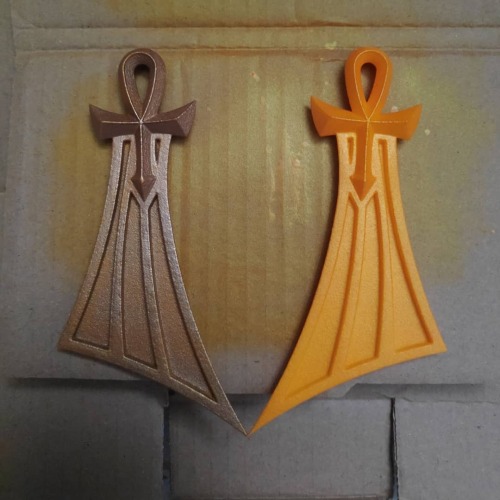 Painting Earrings, Before & After.