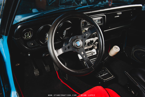 ephchi:  vtecforever:  upyourexhaust:  OLD SCHOOL PERFECTION // PHIL SOHN’S MAZDA RX3. Photos by: Ryan Lopez, Richard Benson, Taylor Wellborn for StanceNation  Damn, didn’t know he had an RX-3 as well  Give me both please? :3 