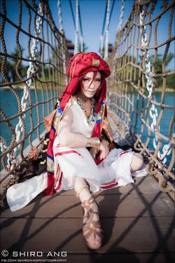 Kamikame-Cosplay:  Rin Matsuoka (Arabian Ver.): Kirihara Naoya.  Photography: Shiro