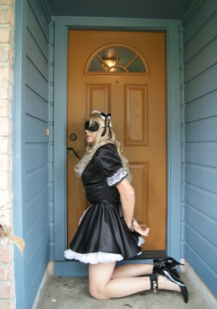 vickitv:Maid in Trouble by Phyliss H Via Flickr: Waiting for fedexPoor sissy all he hears is laughin