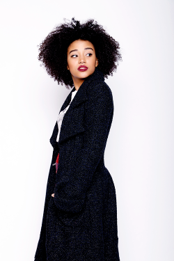 celebritiesofcolor:  Amandla Stenberg poses