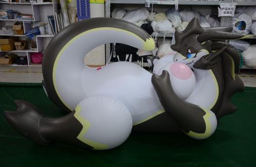 Many months ago I was planning to get Wasp (My fursona) inflatable toy made by Chinese company. I base the design on their lying goodra inflatable and create my own custom Wasp Dragon!But sad thing happen, I went mentally ill. ): And I can’t afford