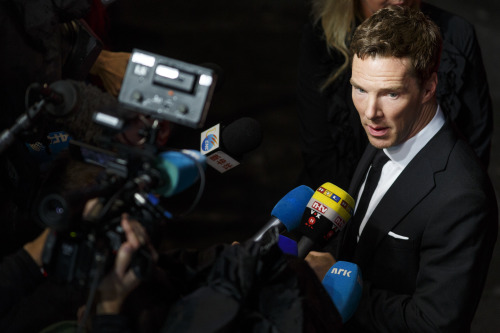 OTD: Benedict Cumberbatch at the 58th London Film Festival on 8th October 2014 for The Imitation Gam