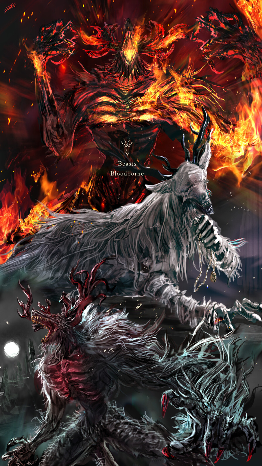 photo Bloodborne Laurence The First Vicar Fanart cleric beast tumblr posts tumbral com
