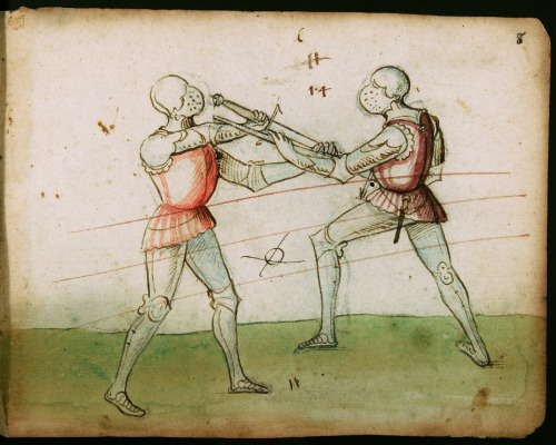 Jörg Wilhalm, Fechtbuch, Fencing book, 1520. Including blood & deathblow. Ink drawing. Oettingen