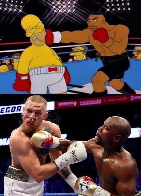 9-gag:  Simpsons Did it Again! (Mayweather porn pictures