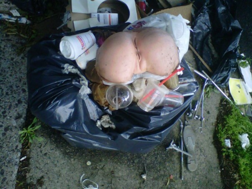 penis-hilton:  the-anal-rapist:  oddersite:  meanwhile, on the garbage corner  Wou  one man’s trash that’s another man’s come-up 