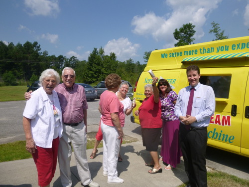 Evan Guthrie Law Firm Helping Ice Cream For Seniors Program At The South Berkeley Seniors Center In Goose Creek, SC On Friday August 15th 2014. Attorney Evan Guthrie Teamed Up With The Lowcountry Senior Network To Help Hand Out Cold Treats To Seniors...