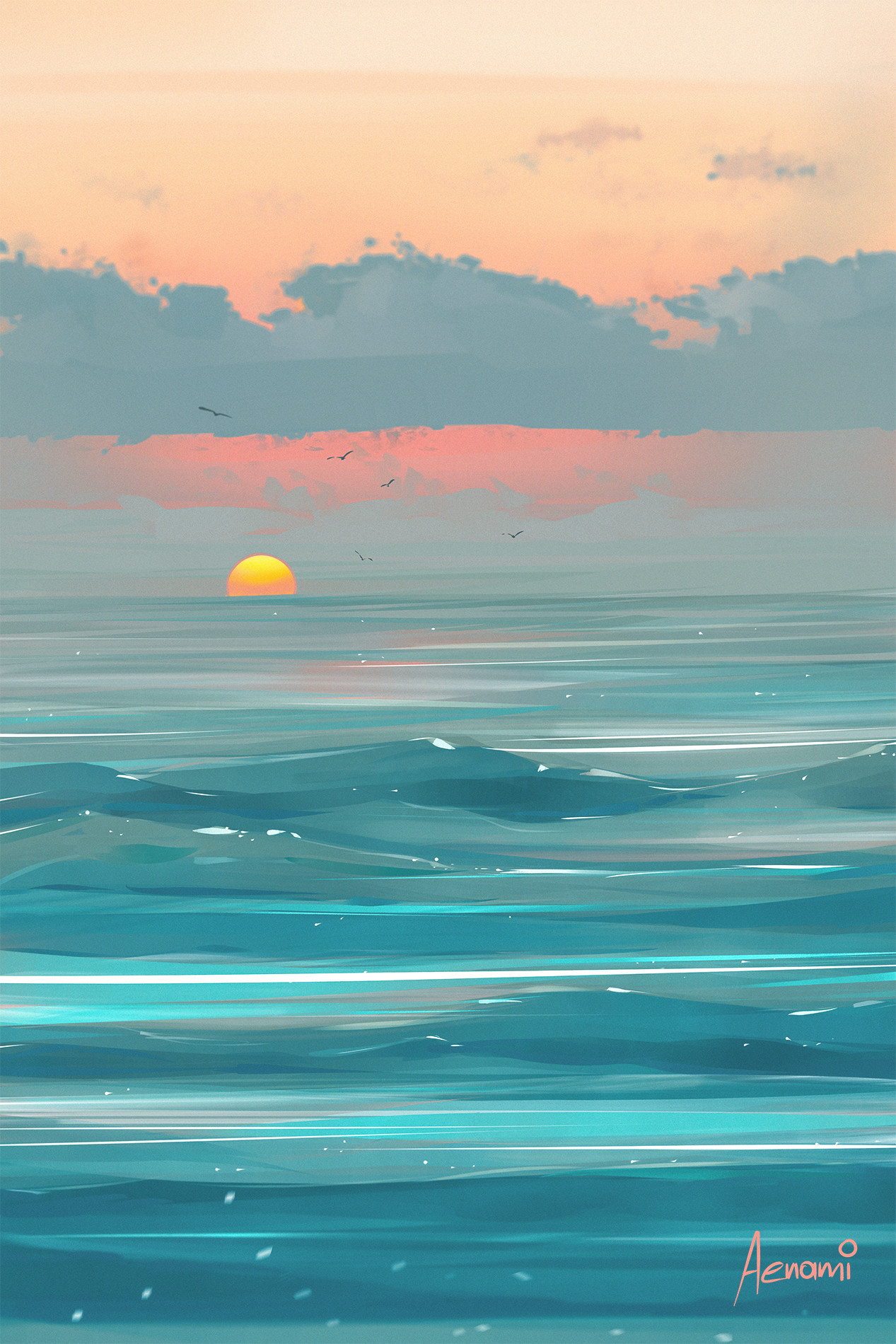 animehall:  by Alena Aenami 