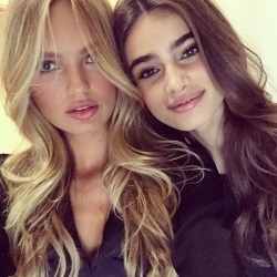 models-fashion111:  Romee Strijd and Taylor Hill