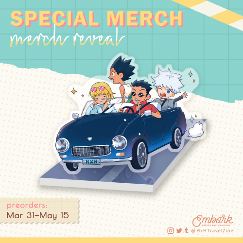 hxhtravelzine:EMBARK Special Merch Reveal: Enamel Pin, Poster, Standee Cherish all the moments toget
