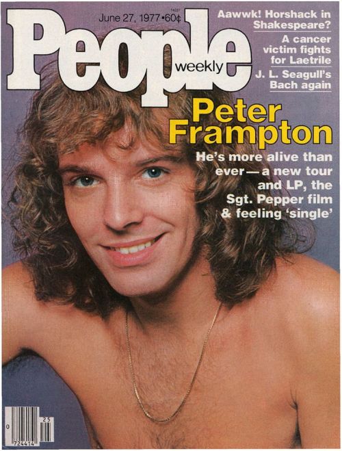 superseventies: Peter Frampton on the cover of People magazine, June 27, 1977.