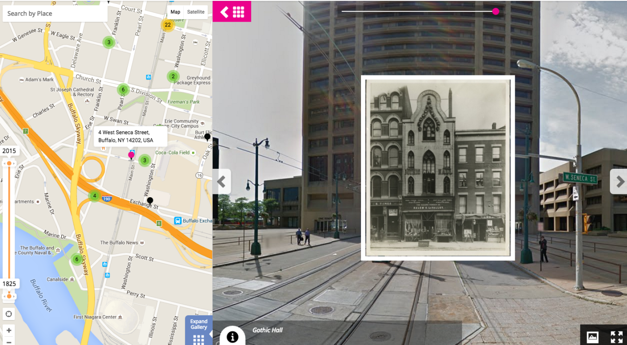 albrightknox:  Historypin of the WeekGothic HallFormer location: 189 Main StreetGothic