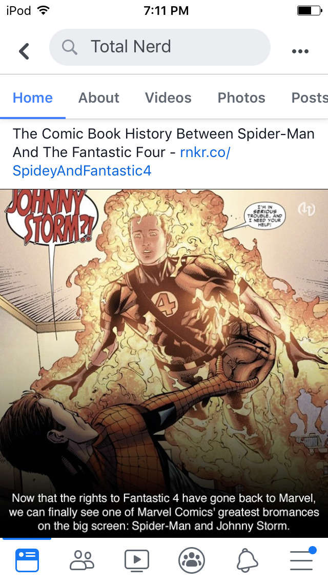 They’re trying to shine the light on it for the non-comic reading fans, now we