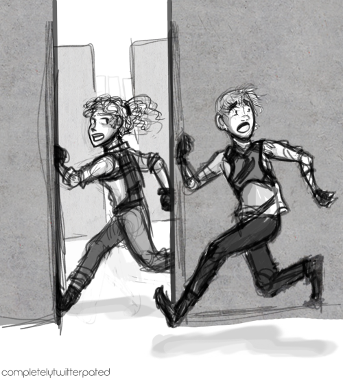 completelytwitterpated: ROTBTD AU &gt;&gt; The Maze Runnerwherein girls are also very much a