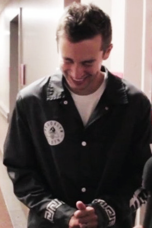 takeeittsloww:stay-loww:Tyler Joseph x Brooklyn Cloth limited edition coach’s jacket@iwishiwasbeyonc