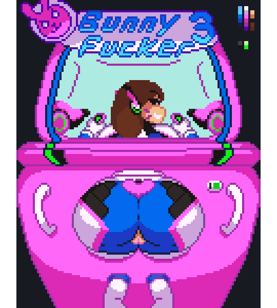 countmoxi:  WIP D.va arcade machine animation based on the arcade in Hanamura.Sorry