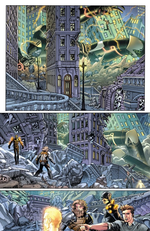 dustinweaver:Pages from S.H.I.E.L.D. Vol.2 #3 (2011) Writer- Jonathan Hickman Art- 