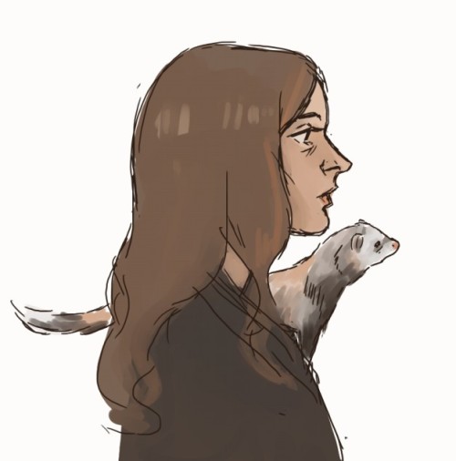 POI + His Dark Materials crossover. Root’s dæmon is a ferret. Sameen’s is an ocelot. John’s is a per