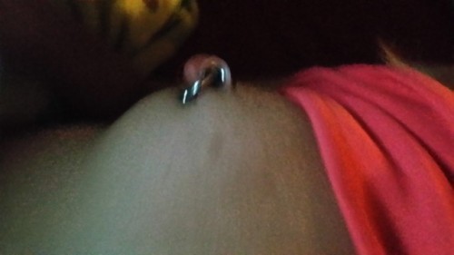 XXX nippleringlover:  4mm steel ring, in 8mm photo