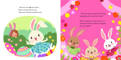 Happy Easter! I wrote and illustrated a story to celebrate. It’s called Bunny Wonderland. I co