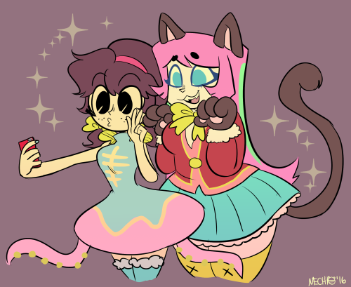 mecchis:real quick nyaa and totoko for tonight’s osomatsu69mins on twitter