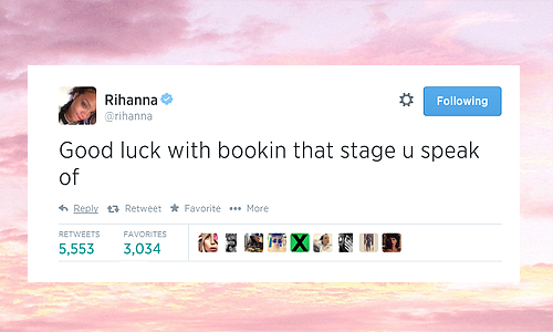9teenyr-deactivated20140903:  @rihanna: :) 