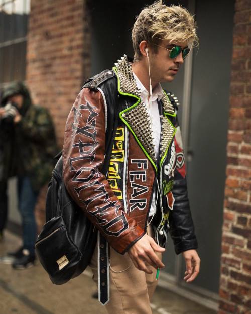 NYFWM Street Style Fashion New York, New York USA Matthew Sperzel @sperzphoto ⌨ www.matthewsperzel.p