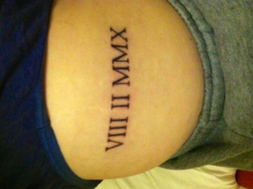 fuckyeahgirlswithtattoos:
“My first tattoo on my thigh. Roman numerals of the date I was diagnosed with type-one diabetes (8/2/2010). Done at Out of the Dark World in Worcester, Massachusetts.
http://www.spaceag3.tumblr.com
”
…why though?