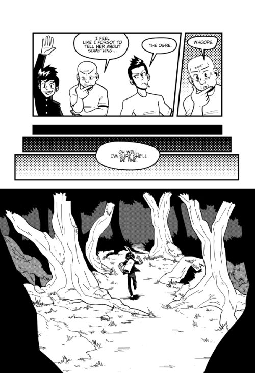Way of Wushu (original) 31-39/39That’s all, folks! I added in the 40th page, so you can actually pinpoint the moment I stopped drawing it. Spooky!I hadn’t look at these pages in literal years until today, when I found them on my HD while poking around