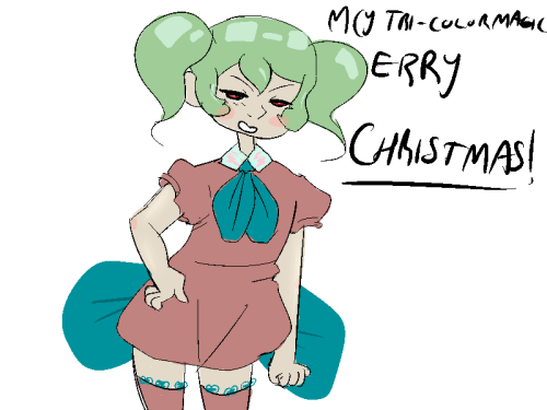 merry christmas matt! heres yumiko from my tricolor magic