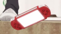 megumi86:  Haikyuu OVA/Nekoma OVA. Karasuno cameo appearance. Welll theeeen … bye, bye PSP. :’D