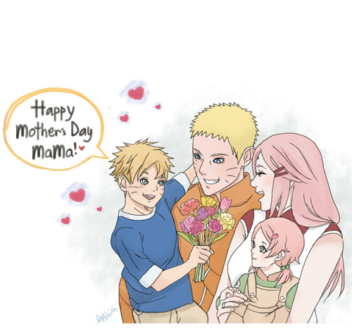 aislingsophillea: 『Narusaku’s Family 永遠に』 HAPPY MOTHER’S DAY!  ( *´