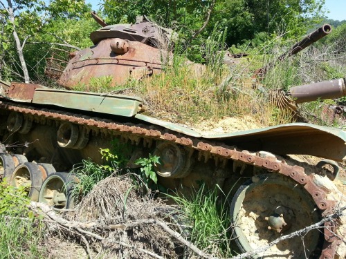 toocatsoriginals:  Abandoned M-60 Patton Target Tanks - Fort Knox, Kentucky Photos: Lane Weiser 