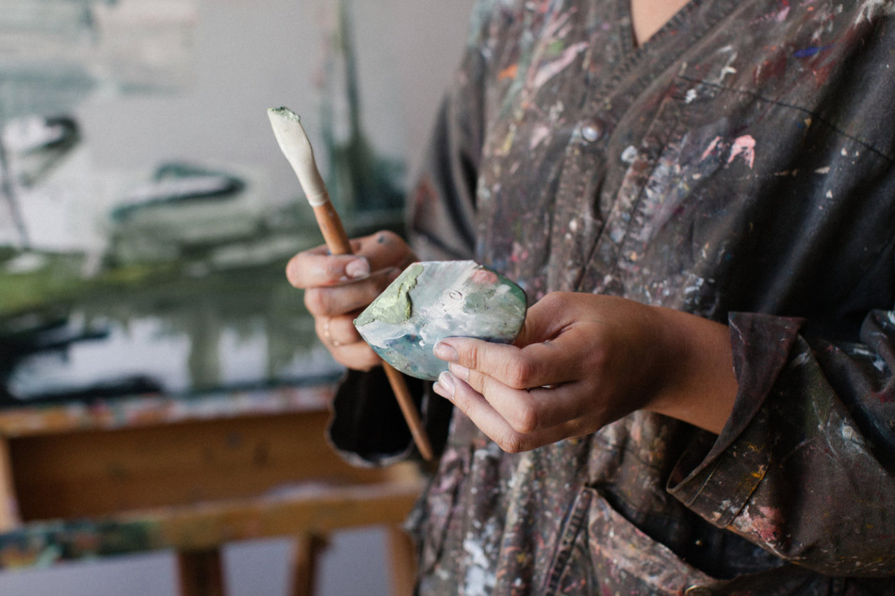 thesoutherly:Artist Emma Fineman by Harry Glazier