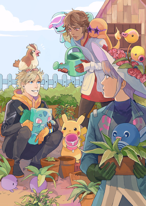 infinitepunlist:kelpls:TEAMWORKI accept the canon that they all have this communal garden. I accept 