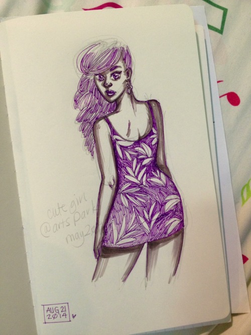 XXX thatartzygirl:  Been drawing in the sketchbook photo