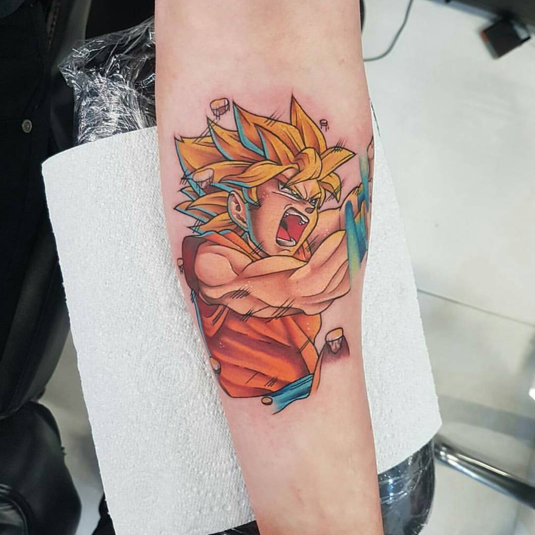 Tattoo France on Twitter Goku encré par Thebakery ig  tattoo  tattoos tatouage tatouages GokuTattoo DragonBallTattoo  DragonBallZTattoo DBZTattoo httpstco8PVSTV89UN  Twitter