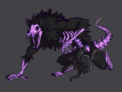 Darkchihuahua: Teratober Day 2: Skeleton Me, Drawing This: This Is Hot Right?Little