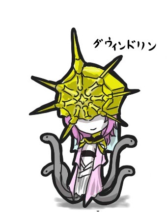 dragon-kalameet:  // Chibi Souls.  source: http://www.pixiv.net/member_illust.php?mode=medium&amp;illust_id=35166845  