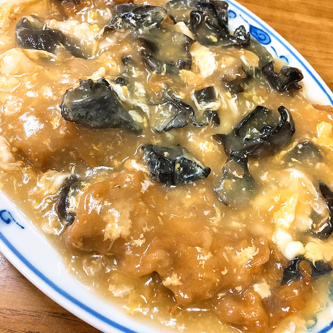 Any Old Time きくらげ肉炒め 炒飯にかけても美味しいですよ 秋田市 金華園 ごはん