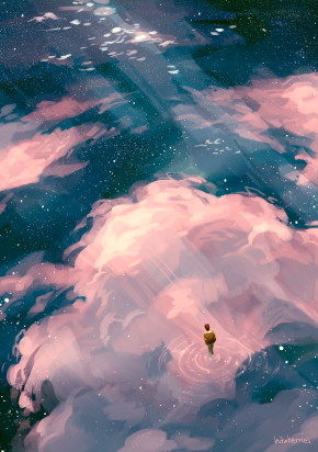 hawberries:if you ever really need a colour scheme. draw a cloud, then mess with the colour balance 
