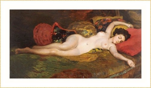 artbeautypaintings:  Asleep - Miklos Mihalovits 