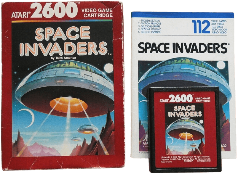 <p>Space Invaders - Atari 2600 game cartridge</p>